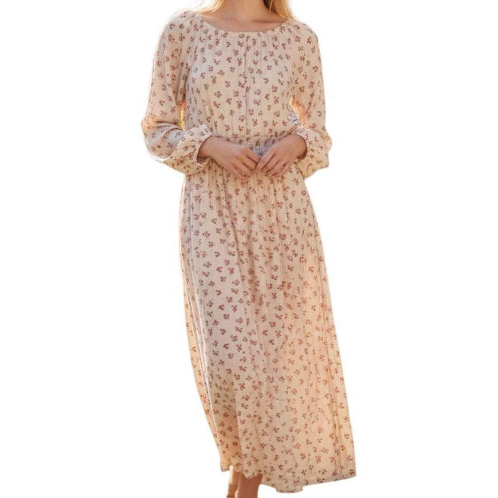 VELVET TORCH Off The Shoulder Floral Maxi Dress Size XS